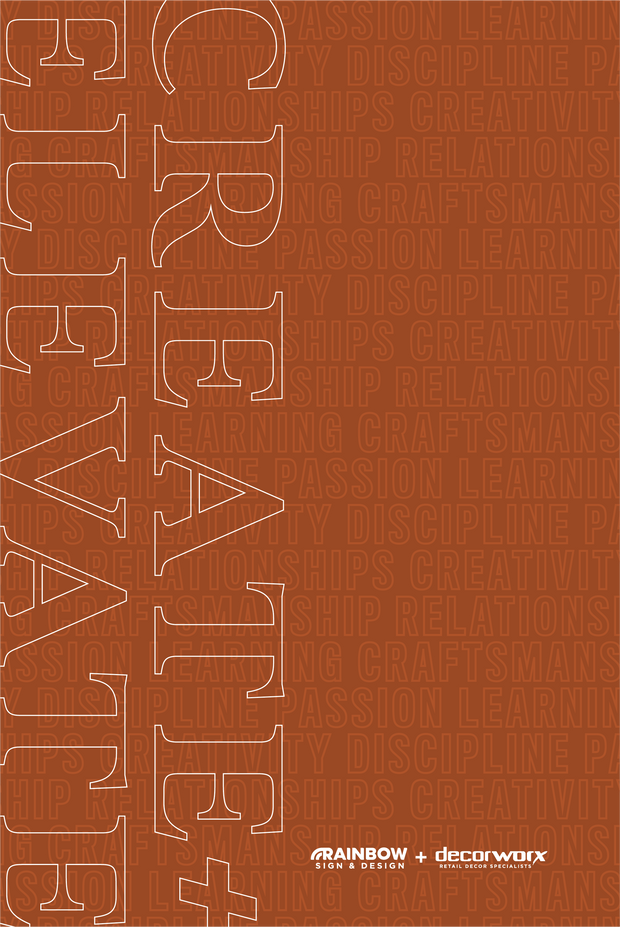 Co-Brand "Create+Elevate" Spiral notebook
