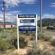 Real Estate Sign w/ Posts