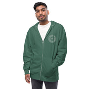 Rainbow Unisex fleece zip up hoodie