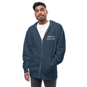 Co-Brand Unisex fleece zip up hoodie