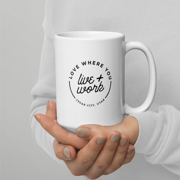 Rainbow, Love Where you Live+Work mug